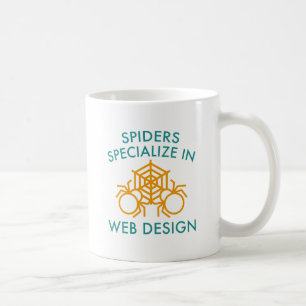 Spiders Specialise In Web Design Coffee Mug