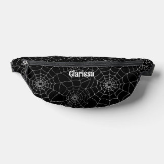 Spiders Webs Cobwebs Black Halloween Bum Bags