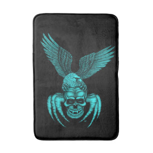 Spiderskull with Eagle Bath Mat