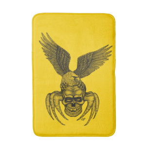 Spiderskull with Eagle Bath Mat