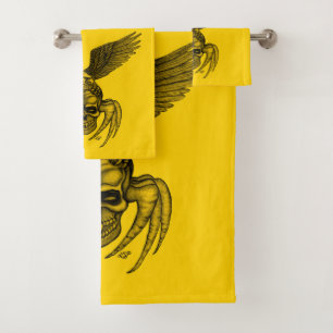 Spiderskull with Eagle Bath Towel Set