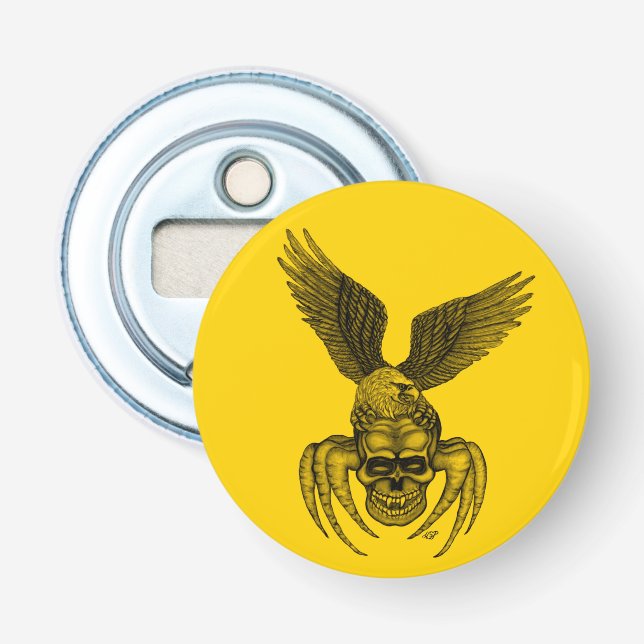 Spiderskull with Eagle Bottle Opener (Front)