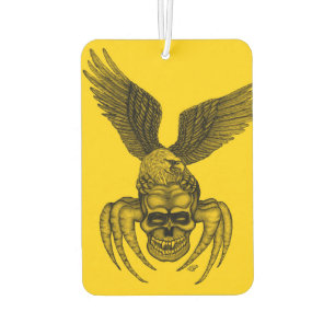 Spiderskull with Eagle Car Air Freshener