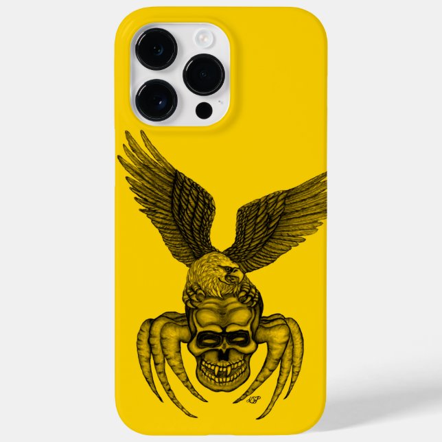 Spiderskull with Eagle Case-Mate iPhone Case (Back)