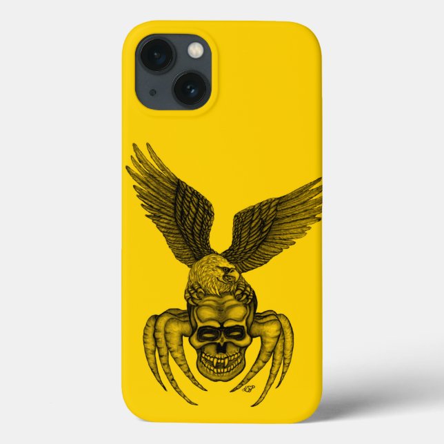 Spiderskull with Eagle Case-Mate iPhone Case (Back)