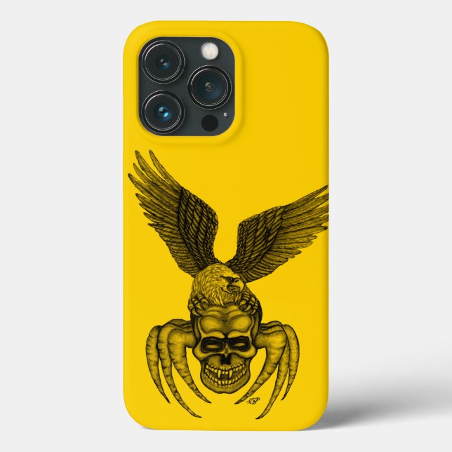 Spiderskull with Eagle Case-Mate iPhone Case (Back)