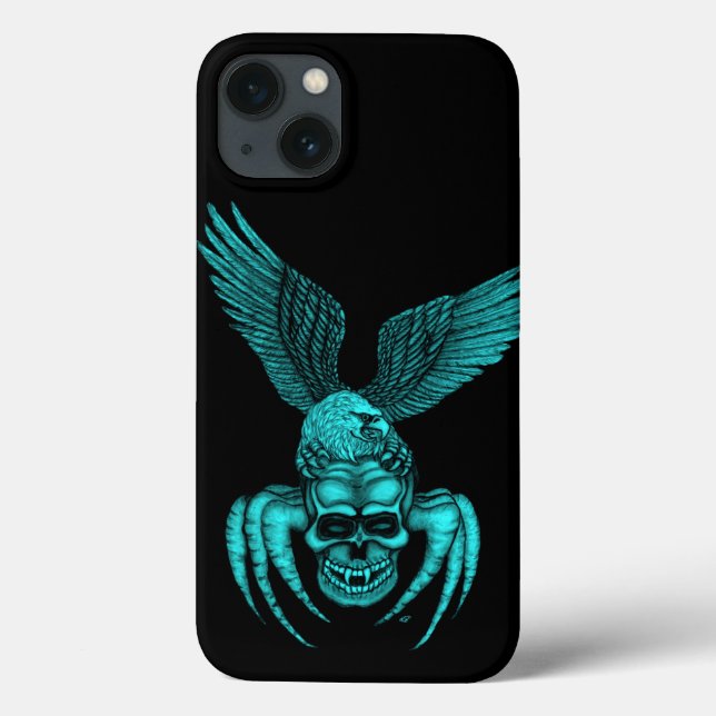 Spiderskull with Eagle Case-Mate iPhone Case (Back)