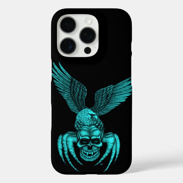 Spiderskull with Eagle Case-Mate iPhone Case (Back)