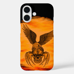 Spiderskull with Eagle iPhone 16 Case