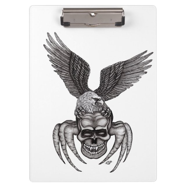 Spiderskull with Eagle Clipboard (Front)