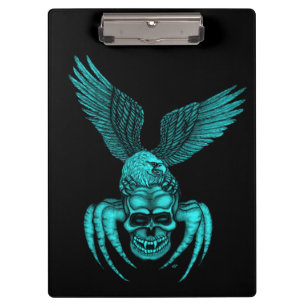 Spiderskull with Eagle Clipboard