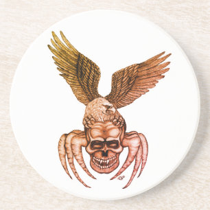 Spiderskull with Eagle Coaster