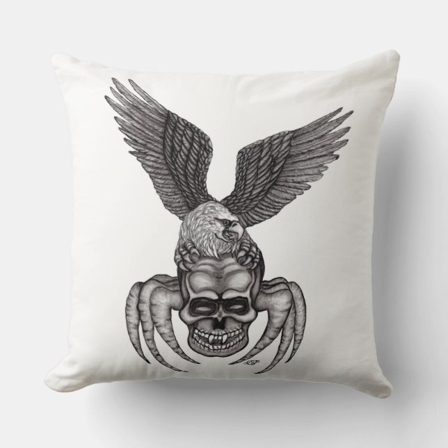 Spiderskull with Eagle Cushion (Front)