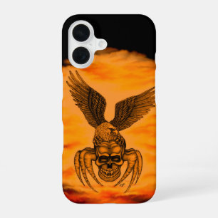 Spiderskull with Eagle iPhone 16 Case