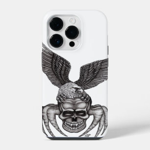 Spiderskull with Eagle iPhone 14 Pro Case