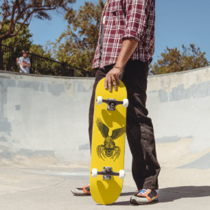 Spiderskull with Eagle Skateboard