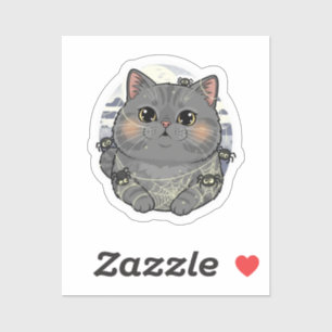 Spiderweb Brit – British Shorthair Cat Halloween