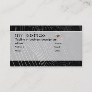 Spiderweb Business Card