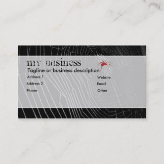 Spiderweb Business Card