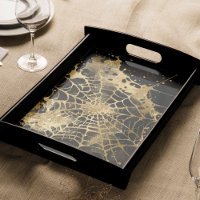 Spiderweb Elegance | Creepy Beautiful Gold Cobweb