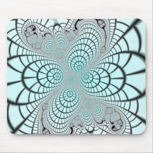 Spiderweb Fractal Mouse Mat