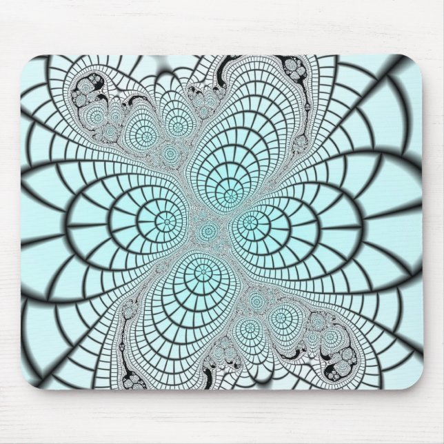Spiderweb Fractal Mouse Mat (Front)