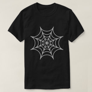 Spiderweb Halloween Glitter T-Shirt
