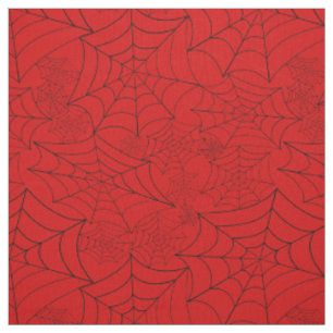 spiderweb halloween gothic spider web red fabric