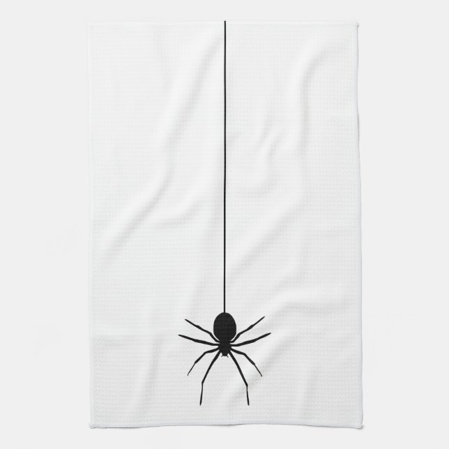 Spiderweb Halloween Kitchen Towel (Vertical)