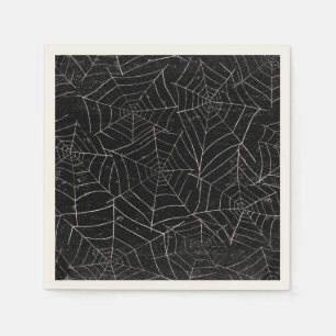 Spiderweb Halloween Party Napkin