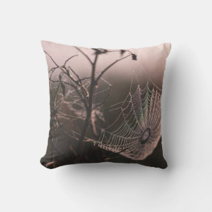 Spiderweb Halloween Pillow