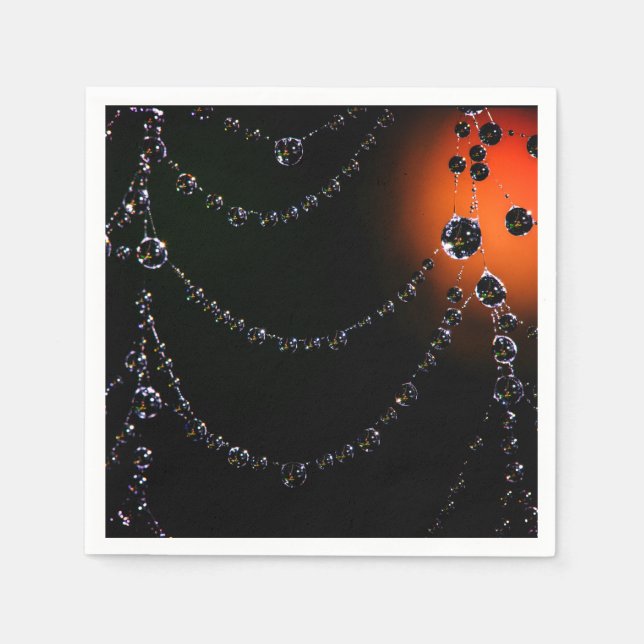 Spiderweb jewels napkins (Front)