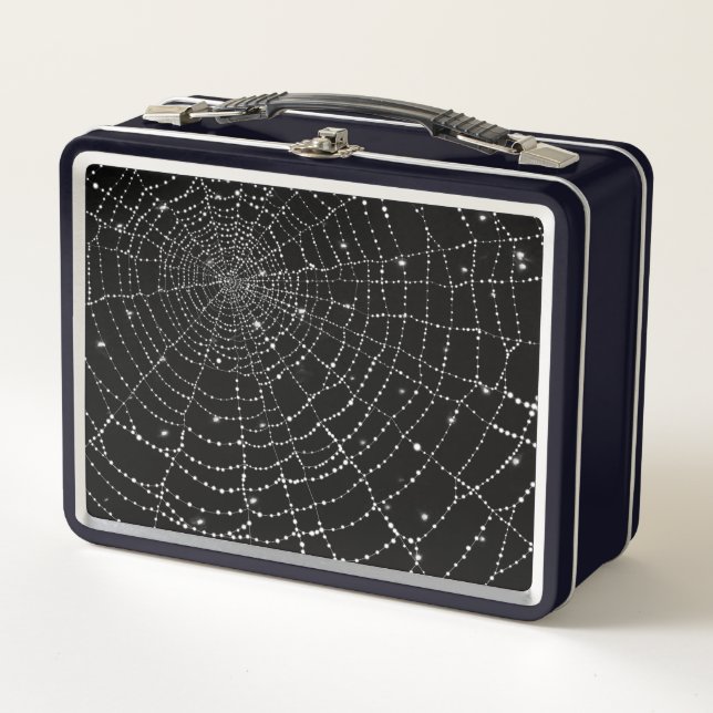 Spiderweb Metal Lunch Box (Front)