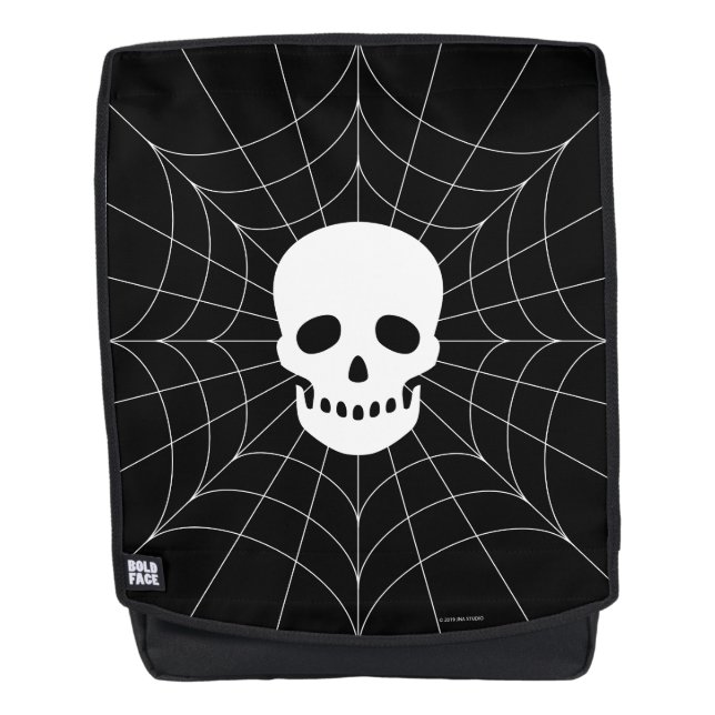 Spiderweb Skull Backpack (Front)