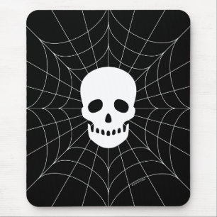 Spiderweb Skull Mouse Mat