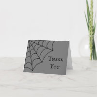 Spiderwebs Black and Grey Gothic Wedding