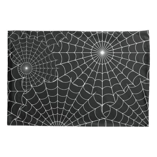 Spiderwebs Halloween Pillowcase (Back)