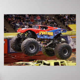 Spidey Monster Truck Print