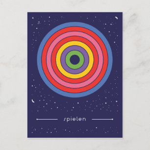 spielen postcard