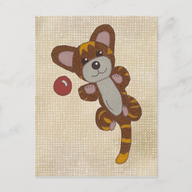 Spielende Katze Postcard (Front)