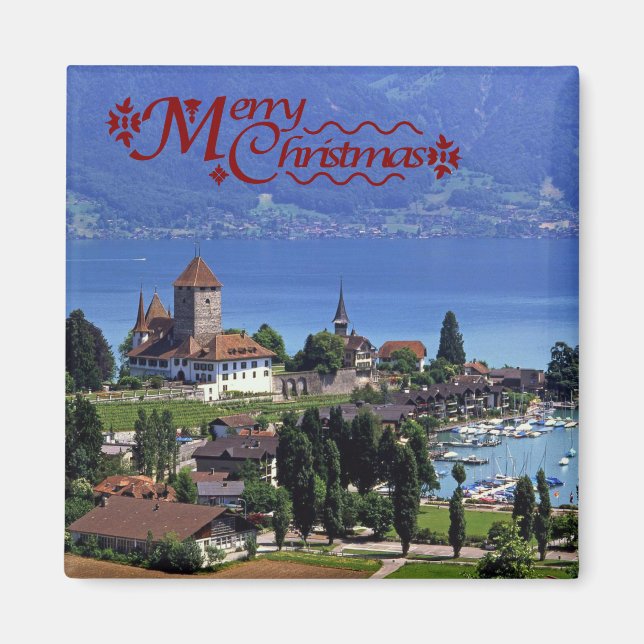 Spiez, by Lake Thun Magnet (Front)