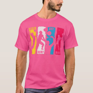 Spike Bump Set Dive Teen Girls Volleyball T-Shirt