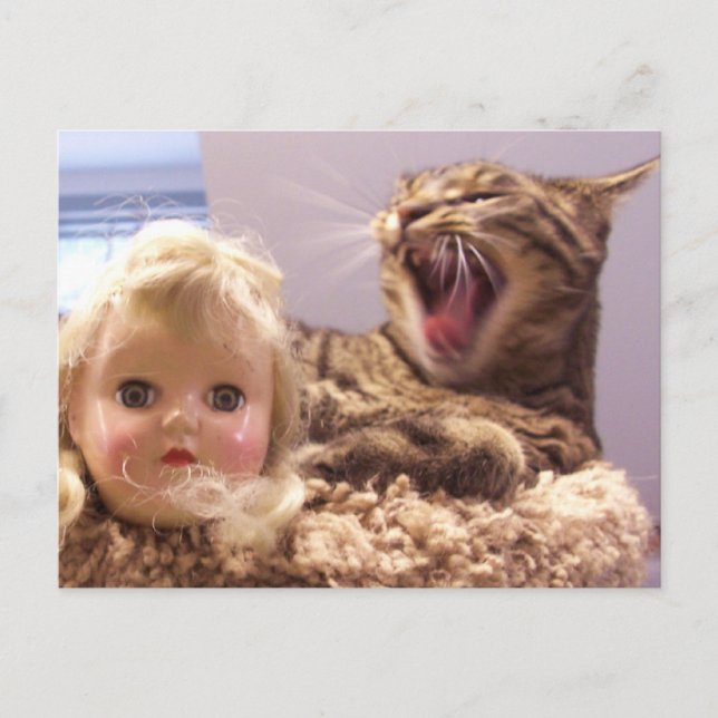 Spike hates dolls postcard (Front)