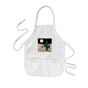 Spike in a Moonlit Desert Kids Apron