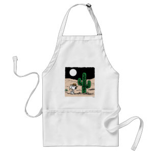 Spike in a Moonlit Desert Standard Apron