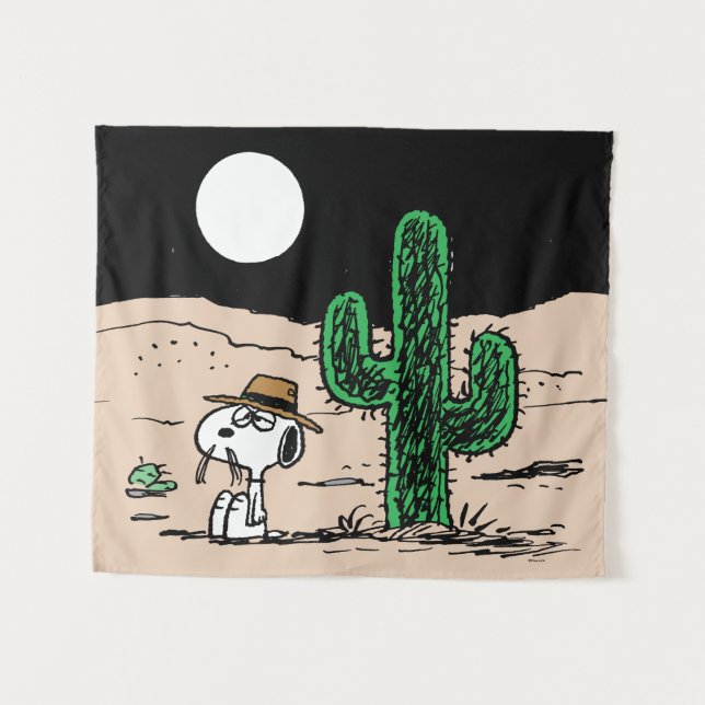 Spike in a Moonlit Desert Tapestry (Front (Horizontal))