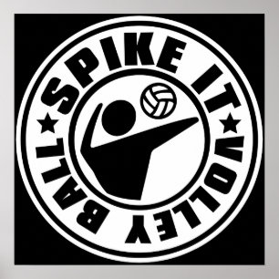 Spike_It_Volleyball Poster