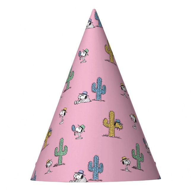 Spike Sugar Pop Pattern Party Hat (Front)