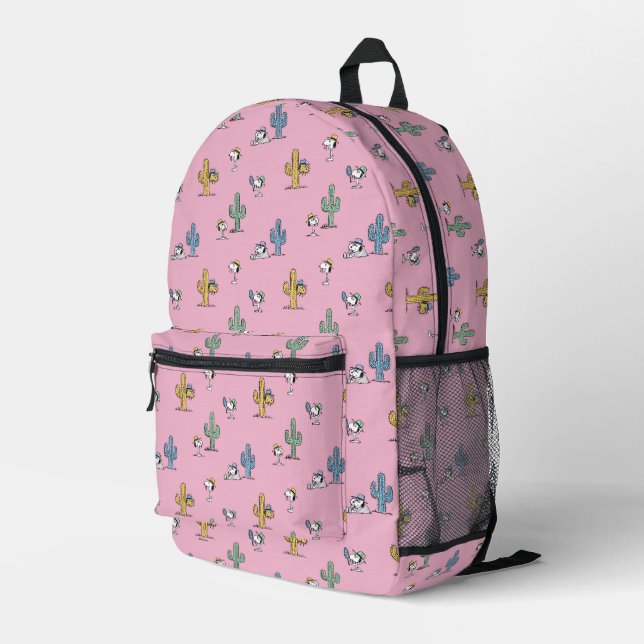 Spike Sugar Pop Pattern Printed Backpack (Back Corner Right)