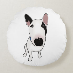 Spike the English Bull Terrier Round Cushion